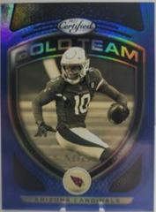 DeAndre Hopkins [Blue] #GT-11 Football Cards 2021 Panini Certified Gold Team Prices