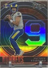 Matthew Stafford [Silver] #SN-11 Football Cards 2021 Panini Select Numbers Prices