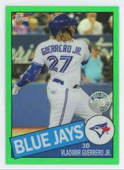Vladimir Guerrero Jr. [Green Refractor] Baseball Cards 2020 Topps Chrome 1985 Prices