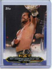 Adam Cole, Matt Riddle [Blue] #33 Wrestling Cards 2020 Topps WWE NXT Prices