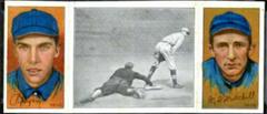 R. J. Egan, M. Mitchell [Chase Gets Ball Too Late] Baseball Cards 1912 T202 Hassan Triple Folder Prices
