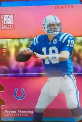 Peyton Manning [Status] Football Cards 2003 Panini Donruss Elite Prices