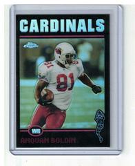 Anquan Boldin [Black Refractor] Football Cards 2004 Topps Chrome Prices