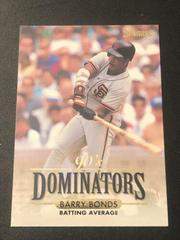 Barry Bonds [Homeruns] #2 Baseball Cards 1994 Donruss Dominators Prices