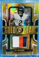 DJ Moore [White Gold] #GG-FM Football Cards 2023 Panini Gold Standard Gear Prices