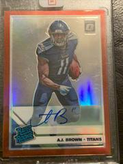 A.J. Brown [Red Auto] #164 Football Cards 2019 Donruss Optic Prices
