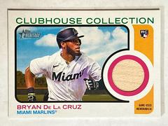 Bryan De La Cruz #CCR-BD Baseball Cards 2022 Topps Heritage Clubhouse Collection Relics Prices