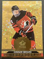 Connor Bedard [Gold Dots] #78 Hockey Cards 2022 Upper Deck Team Canada Juniors Prices