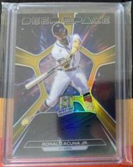 Ronald Acuna Jr. [Gold] Baseball Cards 2022 Panini Chronicles Deep Space Signatures Prices