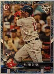 Rafael Devers [White Snow] #TH-RD Baseball Cards 2018 Topps Holiday Bowman Prices