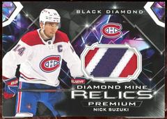Nick Suzuki [Premium Relic] #DMR-NS Hockey Cards 2023 Upper Deck Black Diamond Mine Relic Prices