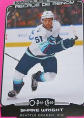 Shane Wright [Neon Pink Border] Hockey Cards 2022 O Pee Chee Prices