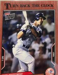 Don Mattingly [Cherry] #112 Baseball Cards 2022 Topps Now Turn Back the Clock Prices