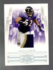 Ray Lewis [Jersey Prime] #6 Football Cards 2007 Panini Donruss Threads Prices