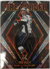 Tom Brady [Silver Lazer] Football Cards 2022 Panini Phoenix Fire Forged Prices