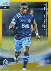 Cristian Dajome [Gold Refractor] Soccer Cards 2021 Topps Chrome MLS Prices