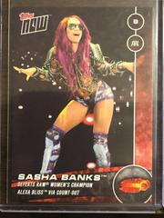Sasha Banks #114 Wrestling Cards 2017 Topps Now WWE Prices