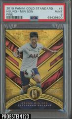 Heung Min Son [Fine] #4 Soccer Cards 2019 Panini Gold Standard Prices