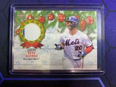 Pete Alonso [Blue Metallic] #WRC-PA Baseball Cards 2022 Topps Holiday Relics Prices