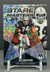 Bo Jackson [No Huddle Silver] #SM-24 Football Cards 2022 Panini Mosaic Stare Masters Prices