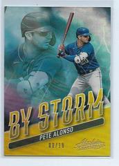 Pete Alonso [Retail Holo Gold] #BYS-3 Baseball Cards 2022 Panini Absolute By Storm Prices