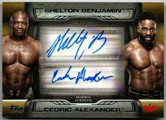 Shelton Benjamin, Cedric Alexander Wrestling Cards 2021 Topps WWE Undisputed Dual Autographs Prices