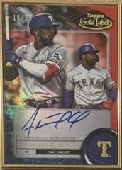 Adolis Garcia [Red] #FA-AG Baseball Cards 2022 Topps Gold Label Framed Autographs Prices