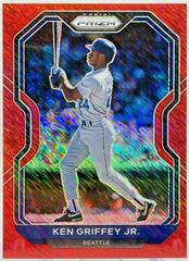 Ken Griffey Jr. [Red Shimmer Prizm] Baseball Cards 2021 Panini Prizm Prices