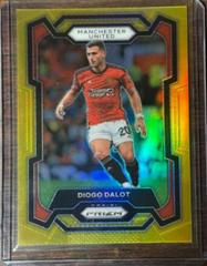 Diogo Dalot [Gold] #47 Soccer Cards 2023 Panini Prizm Premier League Prices