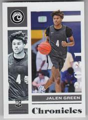 Jalen Green #4 Basketball Cards 2021 Panini Chronicles Draft Picks Prices