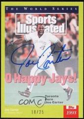 Joe Carter [Autograph Canary Yellow] #59A Baseball Cards 2021 Topps X Sports Illustrated Prices