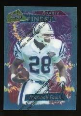 Marshall Faulk [w/ Coating] #125 Football Cards 1995 Topps Finest Prices