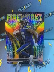DK Metcalf [Gold Prizm] Football Cards 2021 Panini Prizm Fireworks Prices