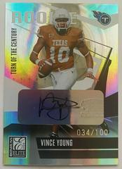 Vince Young [Turn of the Century Autograph] #221 Football Cards 2006 Panini Donruss Elite Prices