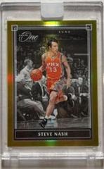 Steve Nash [Gold] #152 Basketball Cards 2019 Panini One and One Prices