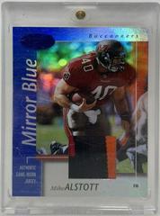 Mike Alstott [Mirror Blue Jersey] Football Cards 2002 Leaf Certified Prices