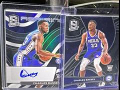 Charles Bassey Basketball Cards 2021 Panini Spectra Aspiring Autographs Prices