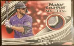 Kris Bryant [Red] #MLM-KB Baseball Cards 2023 Topps Update Major League Material Prices