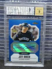 Jeff Salazar [Blue Refractor Autograph] #160 Baseball Cards 2007 Finest Prices