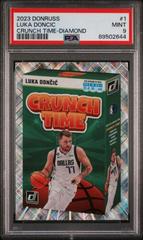 Luka Doncic [Diamond] #1 Basketball Cards 2023 Panini Donruss Crunch Time Prices