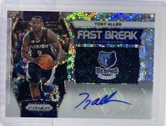 Tony Allen #59 Basketball Cards 2023 Panini Prizm Fast Break Autograph Prices