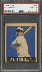 Al Zarilla #36 Baseball Cards 1948 Leaf Prices
