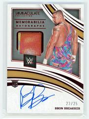Bron Breakker [Memorabilia Autograph Red] #104 Wrestling Cards 2022 Panini Immaculate WWE Prices