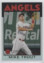Mike Trout Baseball Cards 2021 Topps Chrome 1986 Prices
