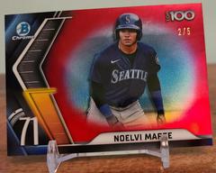 Noelvi Marte [Red] #BTP-71 Baseball Cards 2022 Bowman Scouts' Top 100 Prices