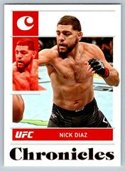 Nick Diaz [Bronze] Ufc Cards 2022 Panini Chronicles UFC Prices