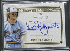 Robin Yount Baseball Cards 2023 Topps Definitive Autograph Collection Prices