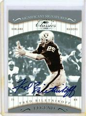 Fred Biletnikoff [Significant Signatures] #186 Football Cards 2001 Panini Donruss Classics Prices