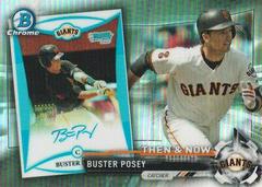 Buster Posey #BTN-17 Baseball Cards 2017 Topps Chrome Bowman Then & Now Prices