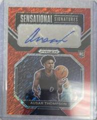 Ausar Thompson [Red Shimmer] #SS-AST Basketball Cards 2023 Panini Prizm Draft Picks Sensational Signatures Prices